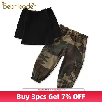 

Bear Leader 2-6 Years Fashion Kids Girls Clothing Sets New Autumn Girl Casual Outfits Camouflage Clothes Suits 2Pcs Baby Costume