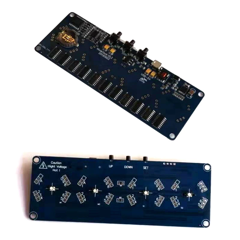 Buy zirrfa Electronic DIY kit in4 in8 in8 2 in12 in14 in16 in17 in18Nixie Tube digital LED clock gift circuit board PCBA, No tubes