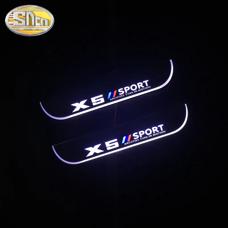 Светодиодный ная накладка на порог для BMW X5 E70 F15|Лепнина интерьера| |