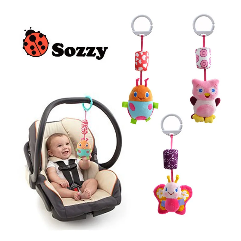 Новинка детские игрушки Sozzy мобильные плюшевые колокольчики погремушки
