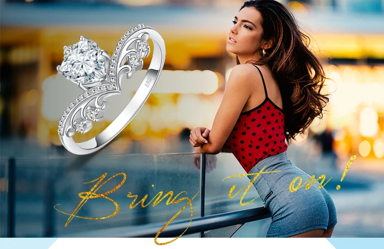 Ювелирные изделия CZ Solitaire Обручальное кольцо 925 пробы серебряные кольца для женское кольцо на юбилей Свадебные Кольца из серебра 925 пробы, ювелирные изделия