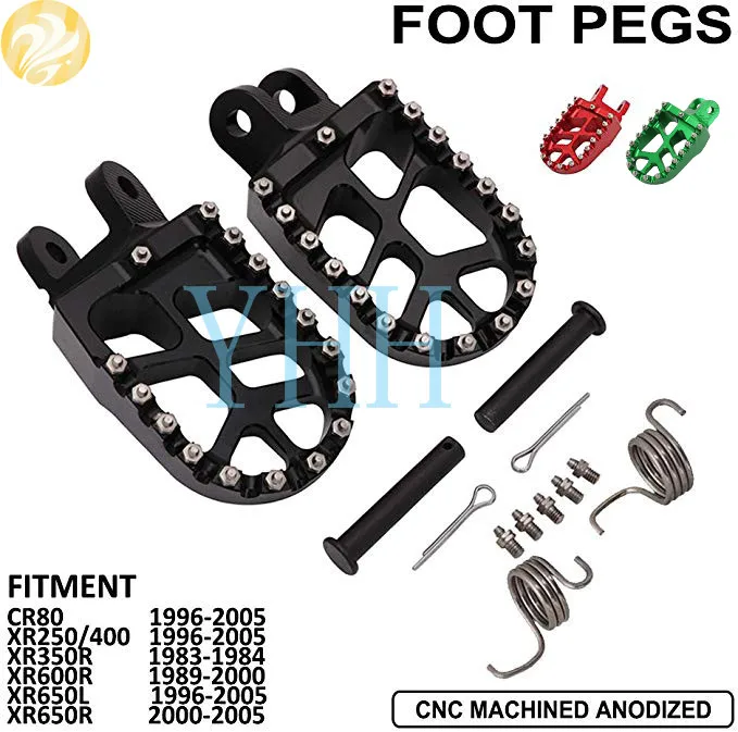 Подножки для мотоциклов Honda XR250 XR400 1996-2004 XR600R 1989-2000 R80RB XR650L/R 1992-2019 | Автомобили и