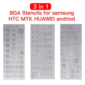 

Universal BGA Stencils For MTK Samsung HTC Huawei Android Reballing Stencils Kit For A418 Samsung HTC HUAWEI Android MTK