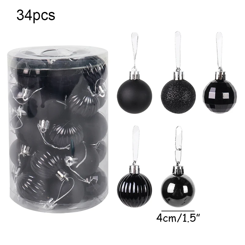 Assorted Color Christmas Balls Christmas Tree Ornaments Balls xmas decorations Hanging Tree Pendants New Year 2021 Gift Noel 
