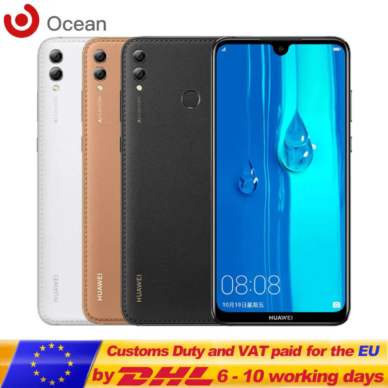 HUAWEI Enjoy Max 4 Гб 6 ГБ ОЗУ 128 ПЗУ смартфон 7 2 дюймов полный экран 2244x1080 Snapdragon 660 5000 мАч 16