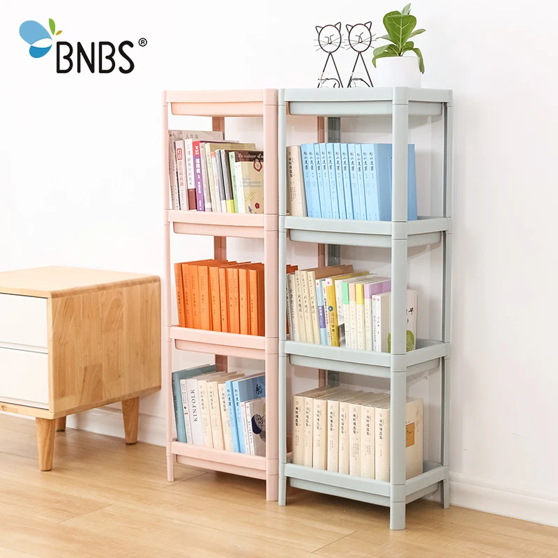 Bnbs Bookshelf Bookcase Shelving For Books Home Plastic Furniture