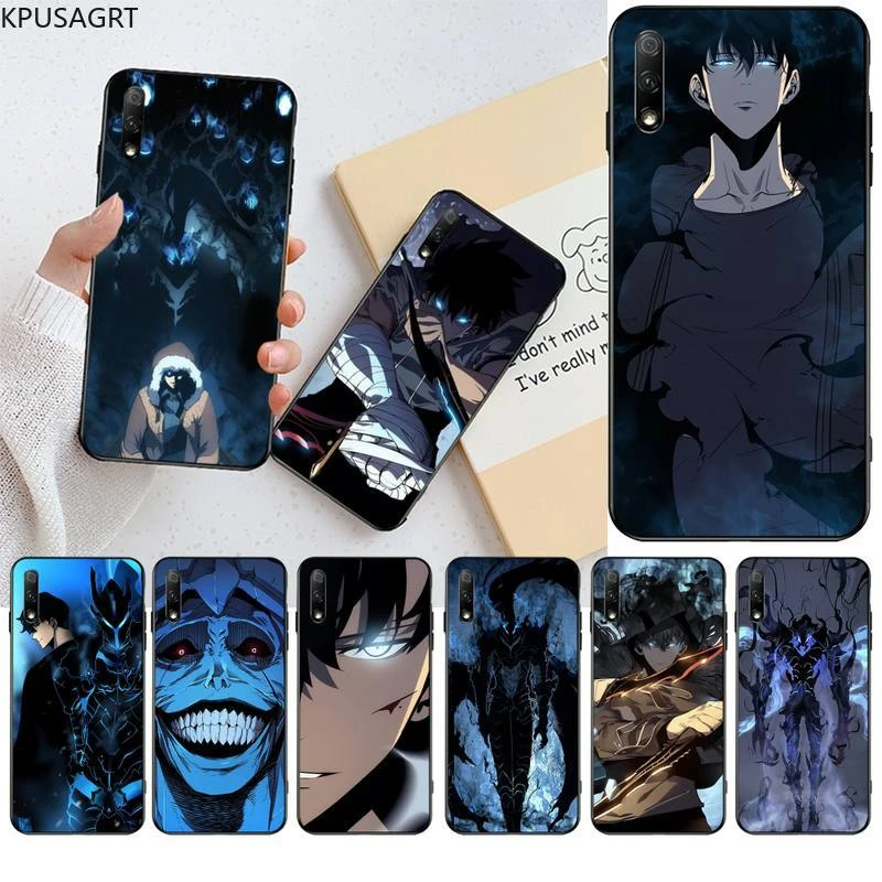 Anime Solo San Bằng Sung Jin Woo Sang Trọng Độc Đáo Điện Thoại Cover Dành Cho Huawei Honor 30 20 10 9 8 8x 8c v30 Lite Xem Pro huawei snorkeling case