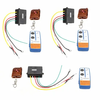 

12V 30m Car Wireless Winch Remote Control Controlller Set Kit For Truck For Jeep SUV ATV