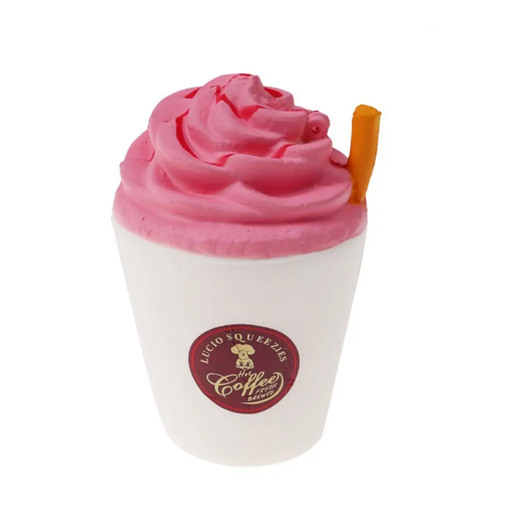 Slow-Rising Rebound Model PU Elastic Stress Relief Squeeze Toy Icecream Shape for Kids and Adults Gifts Toys