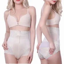 Женские трусики с высокой талией, с застежкой-молнией, большие размеры, утягивающие штаны, формирующий брюшный пояс утягивающий, открытая спина