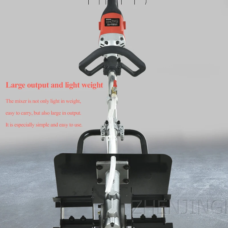 

Electric Cement Mixer Coagulation Tools Stone Slurry Blender Handheld Profession Concrete Mixer Construction Facility Parts 220V