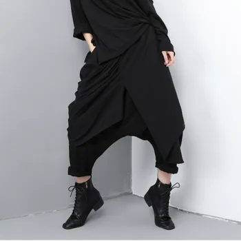 

TVVOVVIN 2019 Spring New Elastic Waist Women Pants Wild Casual Fashion Europe Pants Female Pluz Size Ankle-length Pants B616