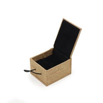 

Recommend Dimensional Colored Paper Retro Wooden Buckle Linen Jewelry Ring Pendant Bracelet Long Chain Packaging Box For Women