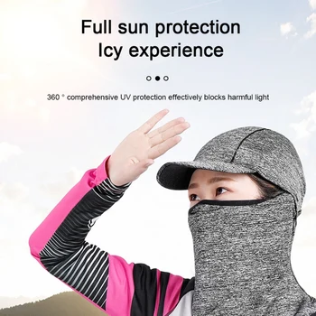 

Face Sun Mask Spring Summer Windproof Hiking Riding Scarf Ice Cycling Magic Face Mask Outdoor Sun Protective Scarf