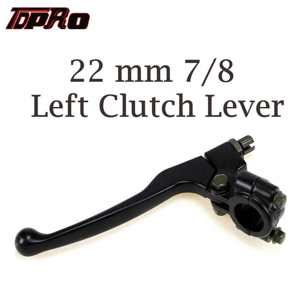 TDPRO 22MM Motorcycle Left Hand Clutch Brake Lever For Honda Yamaha Suzuki 150cc 125cc 250cc 2/4-Stroke Dirt Pit Bike ATV Quad | Автомобили