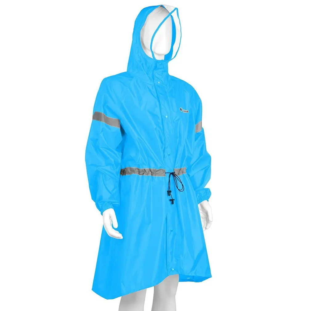 sky blue M Открытый Кемпинг Туризм Путешествия Удобный рюкзак дождевик цельный плащ пончо брезент - Цвет: sky blue M