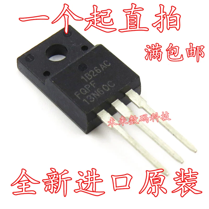 

10pcs/lot FQPF13N60C 13N60 TO-220F 13A600V