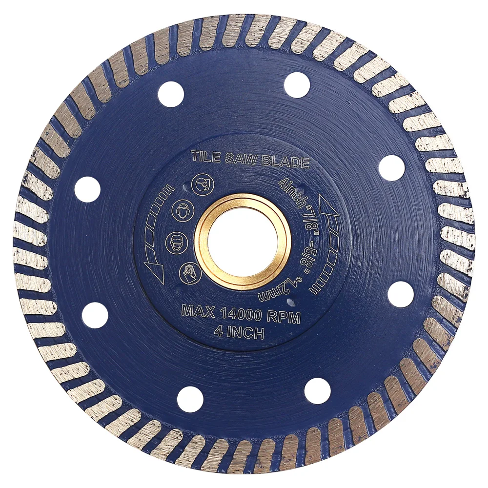 

105mm 4 In Thin Diamond Wheel Disc Super Thin Diamond Turbo Saw Blade Diamond Blade For Cutting Granite Marble Ceramic Tile