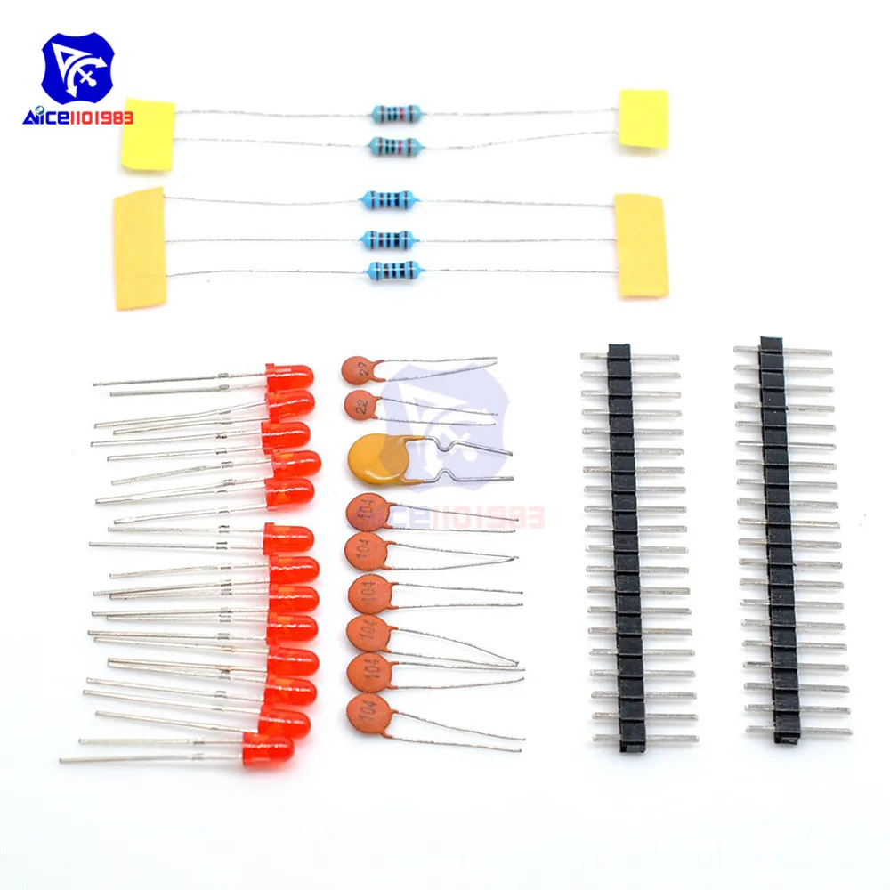 diymore C51 AVR MCU Development Board DIY Kit Learning Board Components Self-recovery Fuse 51 Series Microcontroller ATmega16 diymore C51 AVR MCU Development Board DIY Kit Learning Board Components Self-recovery Fuse 51 Series Microcontroller ATmega16