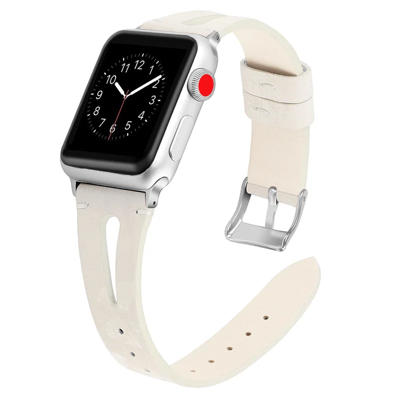 10 Сменный ремешок для Apple Watch 38 мм 44 мм 40 мм 42 мм кожаный ремешок для Iwatch браслет 83010 - Цвет ремешка: 10