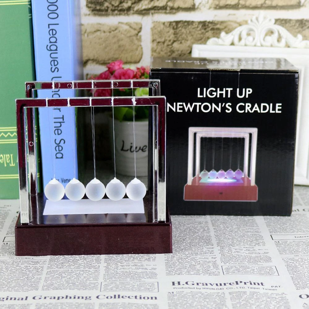 led newton's cradle