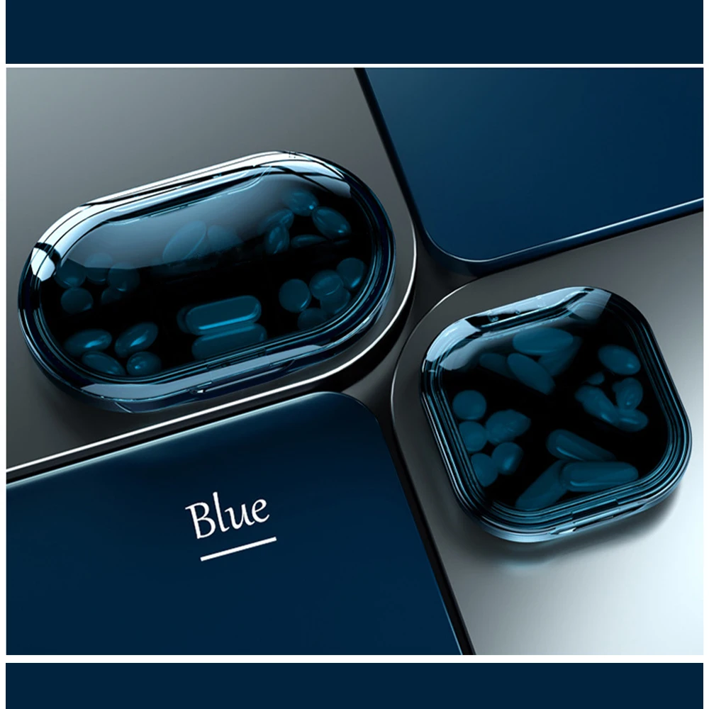 Водонепроницаемая медицинская коробка для таблеток чехол дорожных контейнер