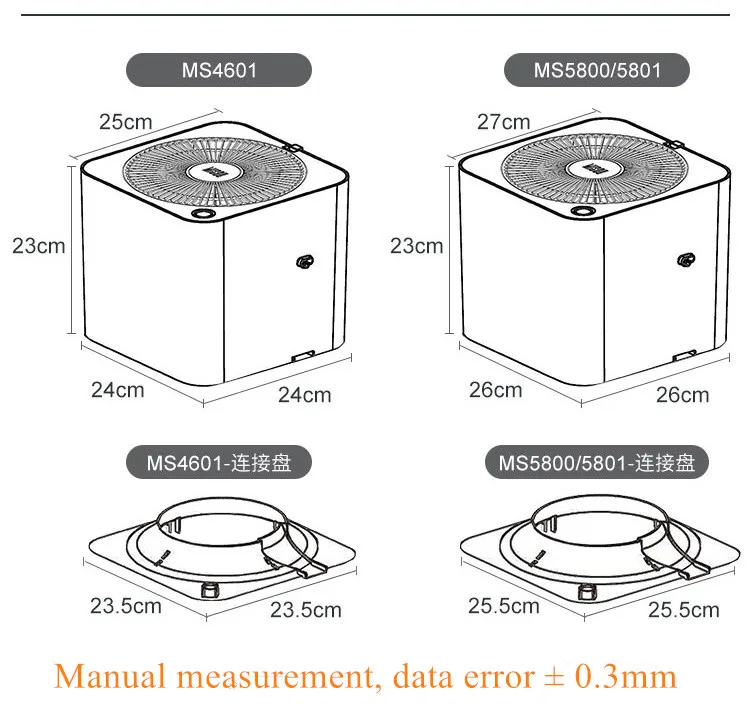 do Purificador de Ar, Sem Nevoeiro, Silencioso,