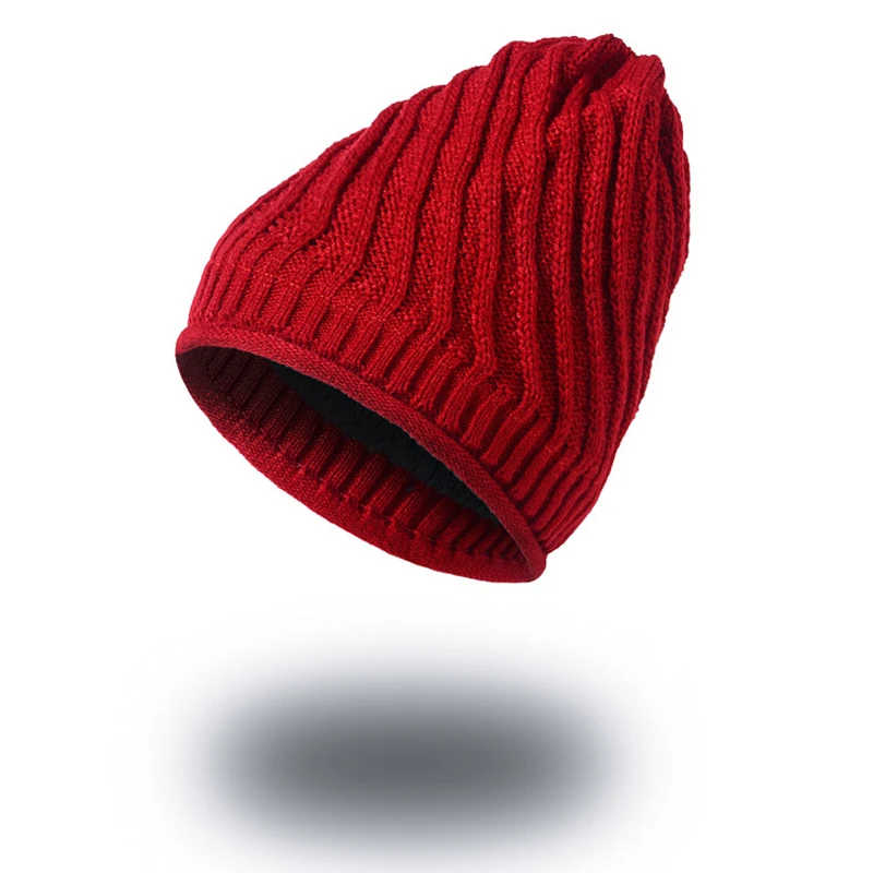 Модные осенне-зимние шапки для женщин Skullies Beanies, Женская Повседневная вязаная шапка, милая шапка для девочек, женская шапочка, теплая шапка - Цвет: style 8