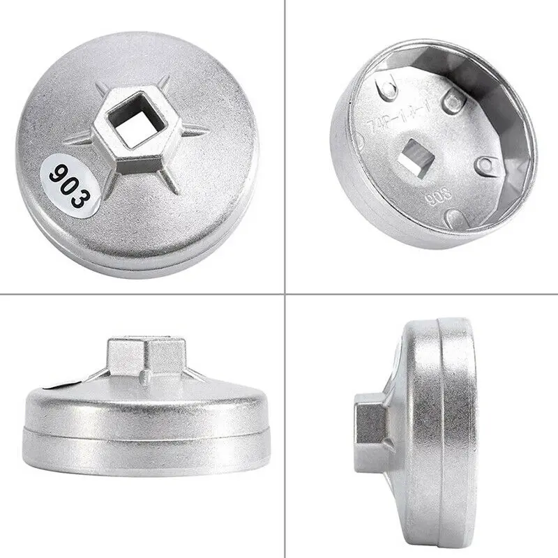 

Oil Filter Housing Tool Remover Cap Wrench 14 Flutes 74mm For BMW Chery New And High Quality