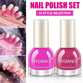 

Hot Nail Polish Set DIY Art Long Lasting Quick Drying Matte Manicure for Women Lady Nail Art Female t6
