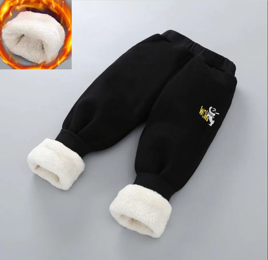 Теплые штаны для маленьких мальчиков зимние повседневные хлопковые плотные бархатные брюки для новорожденных мальчиков 1-2 лет