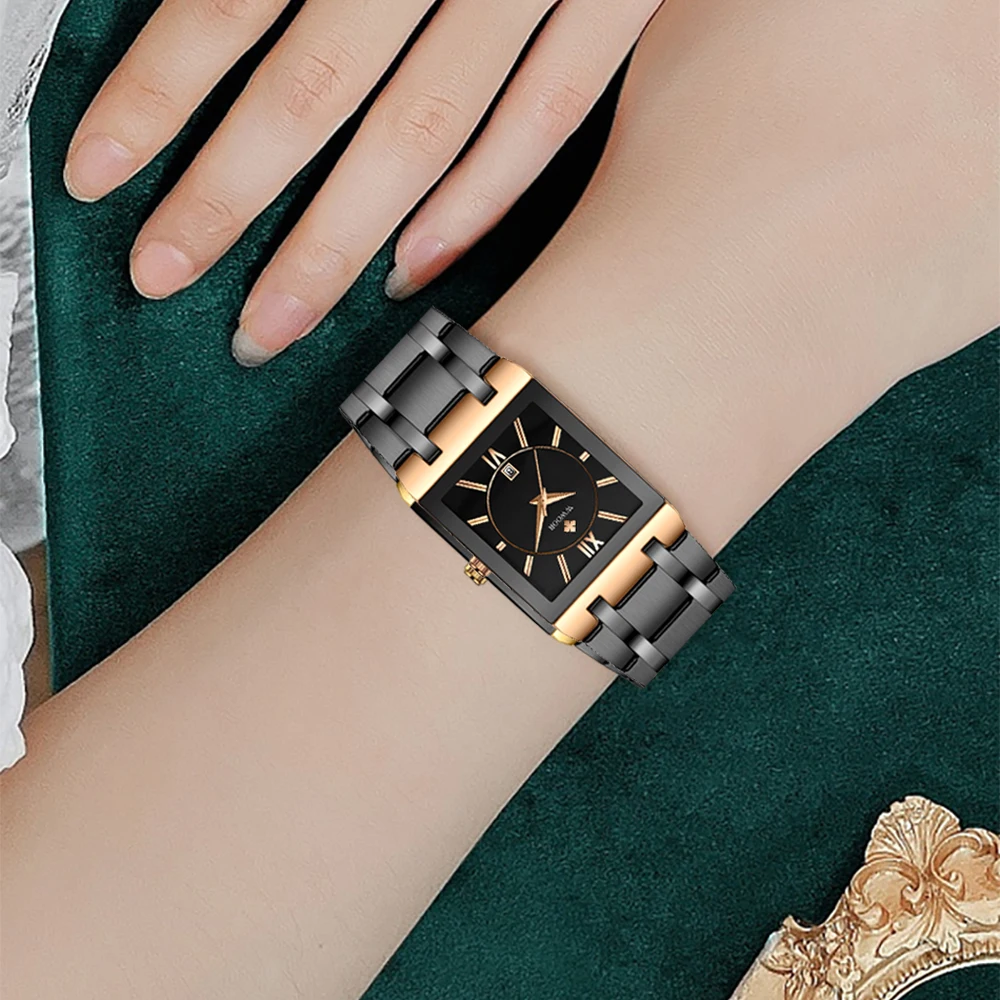 

WWOOR Brand Watch For Women Luxury Stainless Steel Ladies Dress Bracelet Watches Date Waterproof Quartz Wrist Watch Reloj mujer