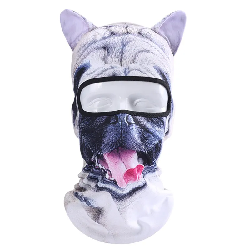 3D животное открытый солнцезащитный козырек полная маска для лица спортивный Быстросохнущий дышащий пылезащитный Велоспорт Альпинизм головной убор маска для вечеринок, Хэллоуина/ - Цвет: G07