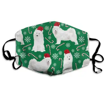 

NiYoung Women Men Breathable Anti-Dust Face Mouth Cover Mask Respirator, Protection Anti Pollution Warm Windproof Mask, Samoyeds