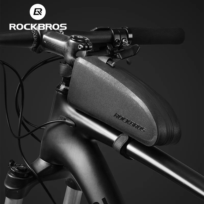 ROCKBROS Водонепроницаемая велосипедная сумка верхняя Передняя труба каркасная