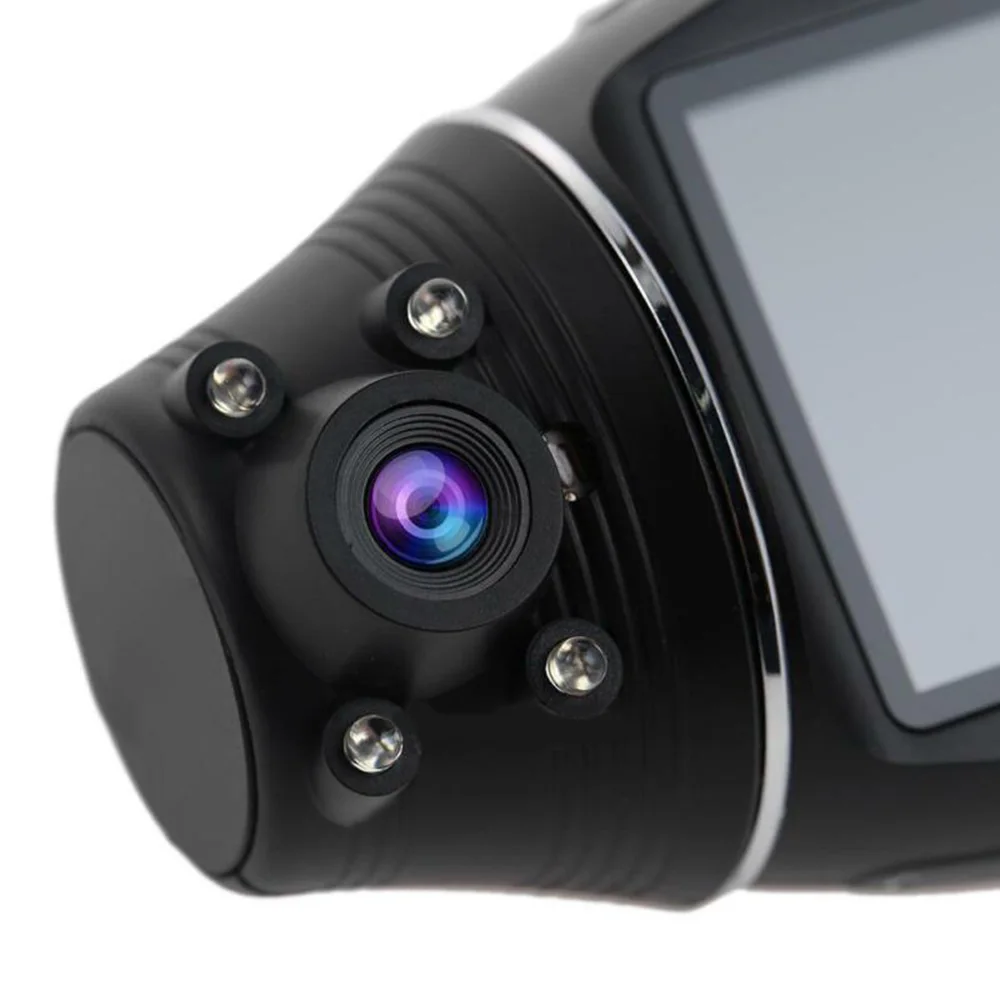 Двойной объектив gps камера HD Автомобильный видеорегистратор вождения видео рекордер G-sensor W/ночного видения широкий угол вождения рекордер Dash Cam двойной объектив C