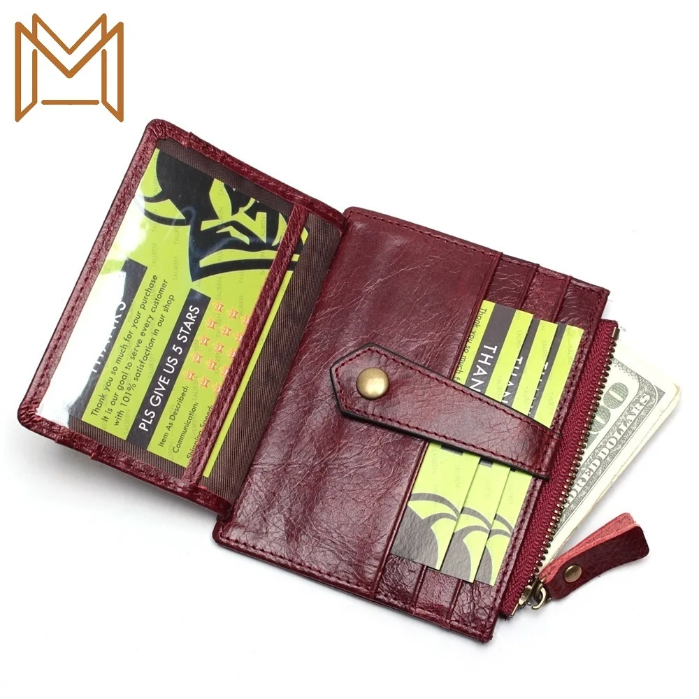 

Head Layer Cowhide Genuine Leather Card Package Head Layer Oil Wax Small Package Position Rfid Ultrathin Card