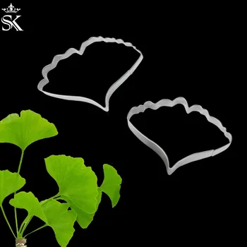 

SK Yin Crown Leaf Ginkgo Leaf Stainless Steel Cutter Fondant Cake Family Baking Tool Biscuit Mould