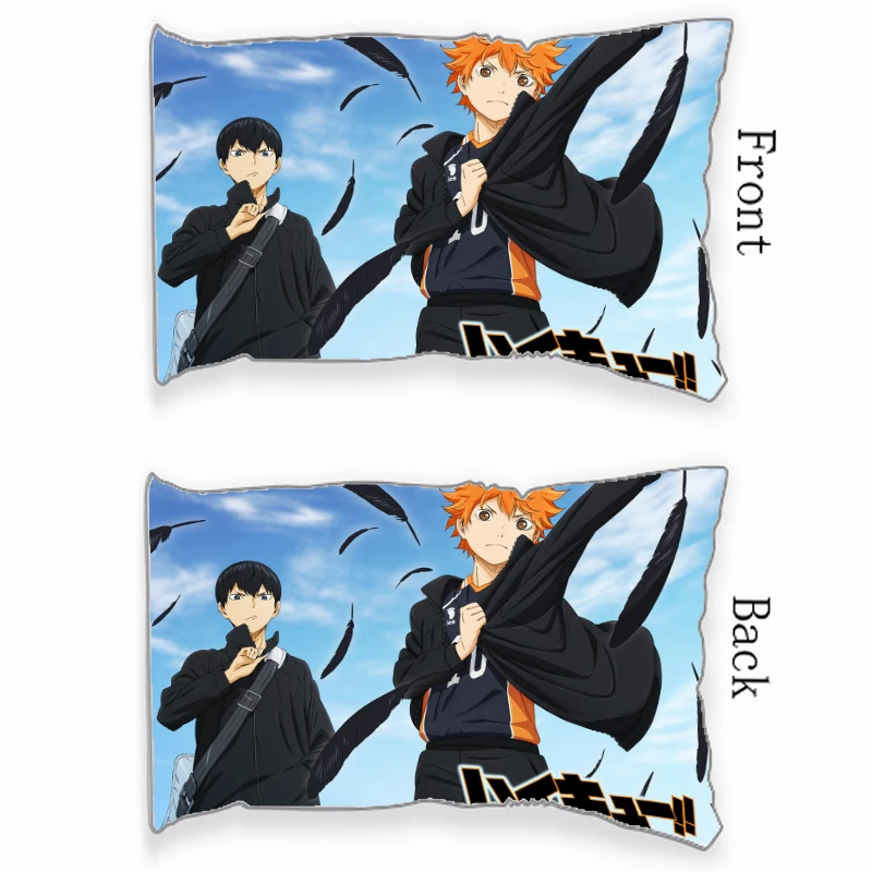 Haikyuu!! Hinata Shoyo kageyama tobio Anime Dakimakura Pillow Cover Case 60x40cm | Дом и сад
