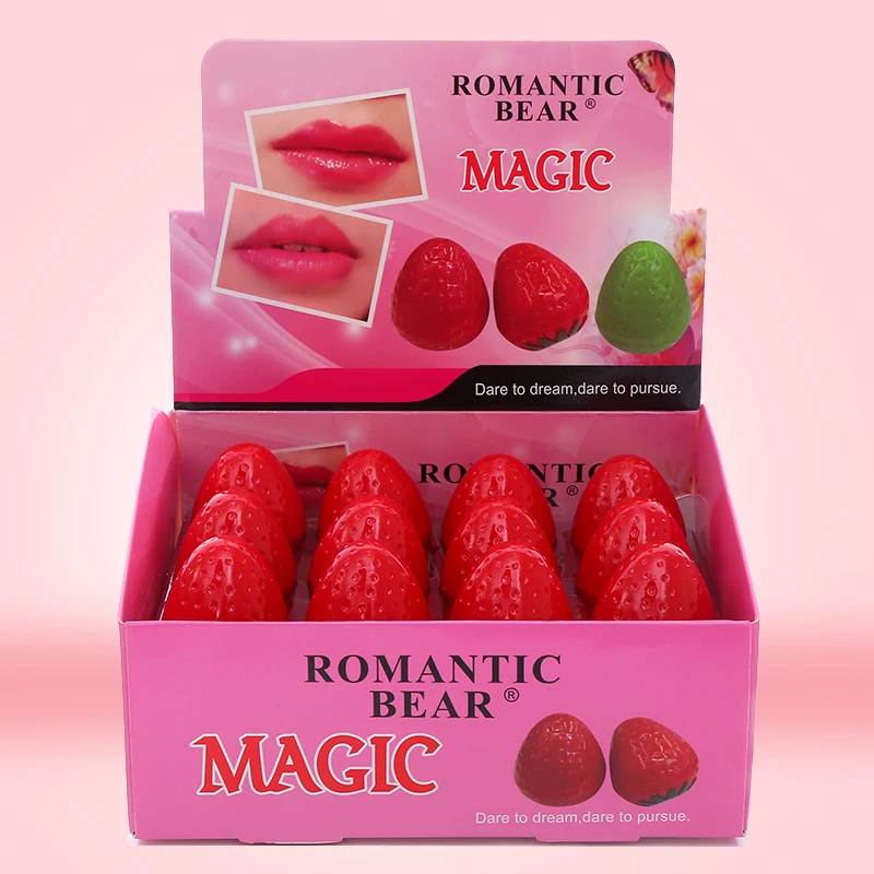 

Sweet Tast Lip balm,Strawberry Moisturizer Makeup Lipbalm,Labial Glair,Cosmetics Lip Color,Lipstick, Lipgloss,Lip Stain ,Lips
