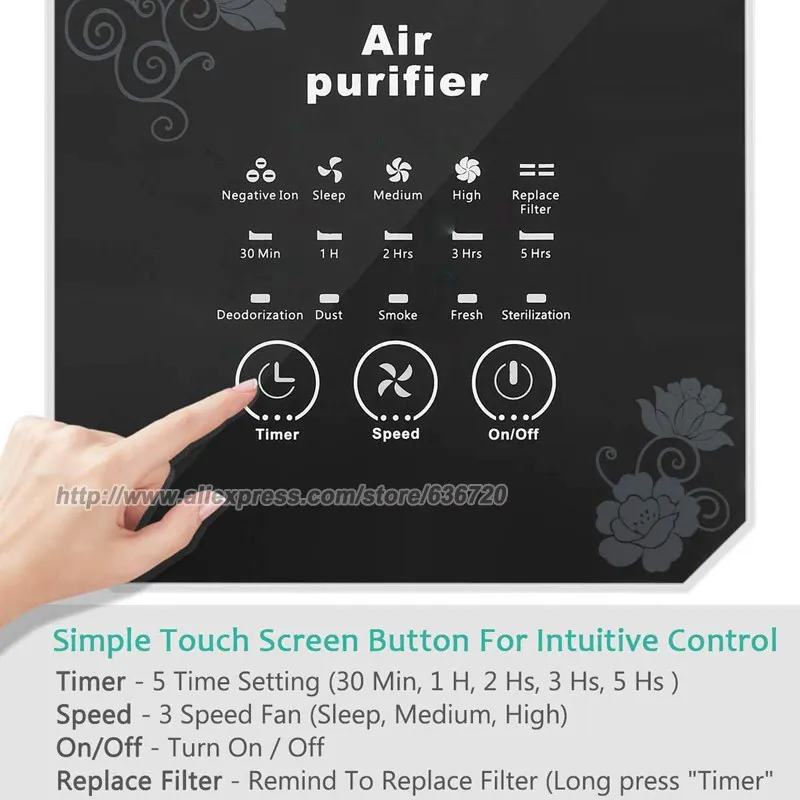 Compact True HEPA Air Purifier