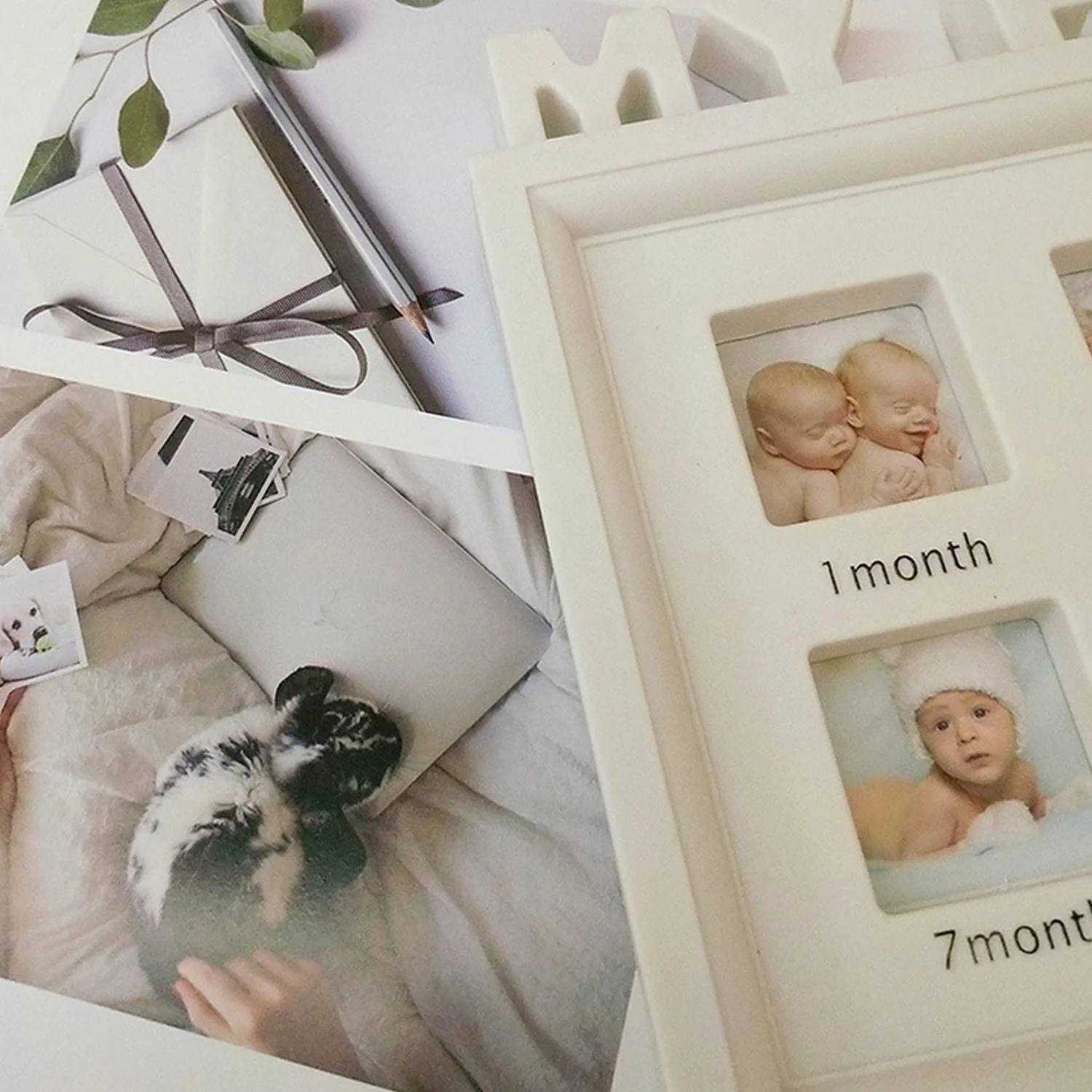 Креативный DIY 0-12 месяцев мой первый год фотографии дисплей пластиковая фоторамка Младенцы Дети растущая память сувениры подарки подарок
