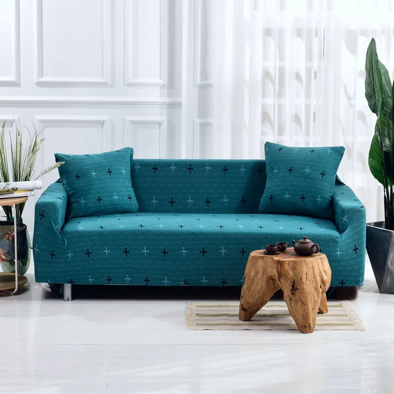 Чехол для дивана для Гостиная эластичность Non-slip покрывало для дивана Универсальный спандекс чехол против растяжек крем диван Ipad Mini 1/2/3/4 местный - Цвет: kongquelan