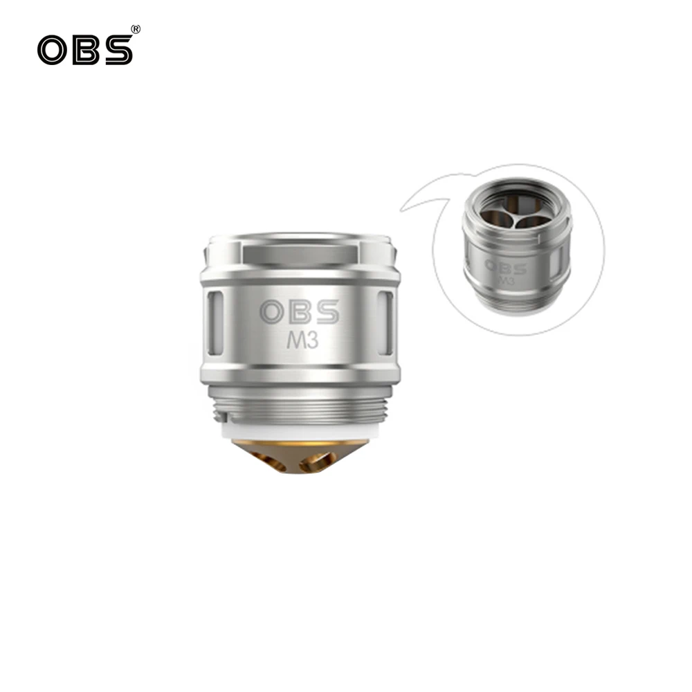 5/10 шт. OBS M3 Головка Катушки 0.15ohm катушки Core электронная сигарета головка для CUBE X Kit