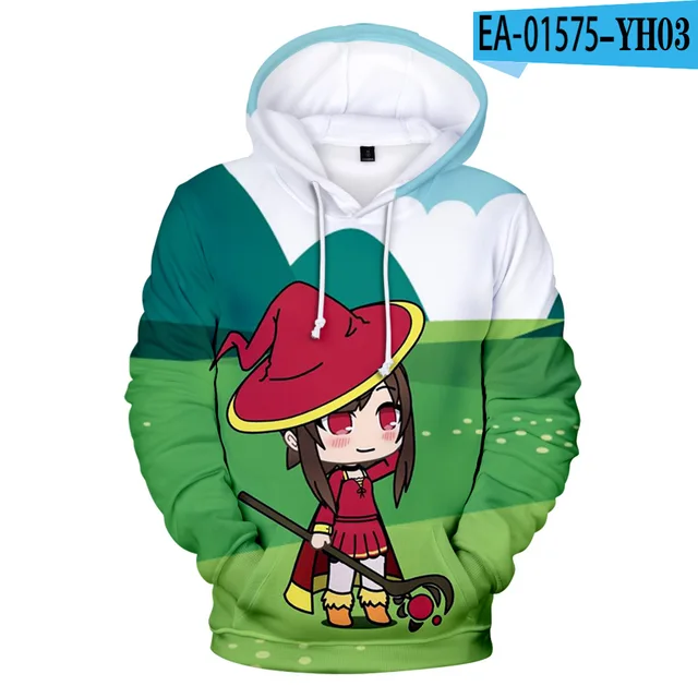 Anime Game Hoodies Gacha Life Kawaii Girls 3D Print Sweatshirts Men Women  Fashion Hoodie Harajuku Kids Boys Jackets Coat Clothes From Hoodies8899,  $11.26