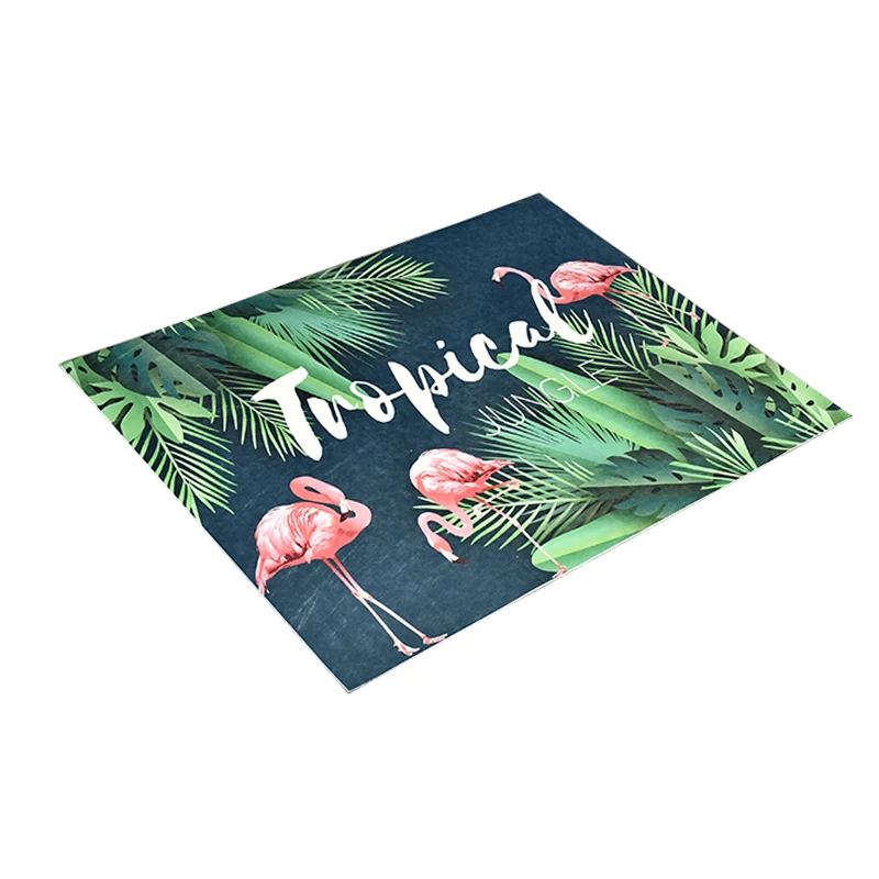 Flamingo Коврик для двери из полиэстера, ковер для спальни, кухни, ванной комнаты, нескользящий коврик, впитывающий коврик для ног с рисунком кота фламинго - Цвет: Flamingo