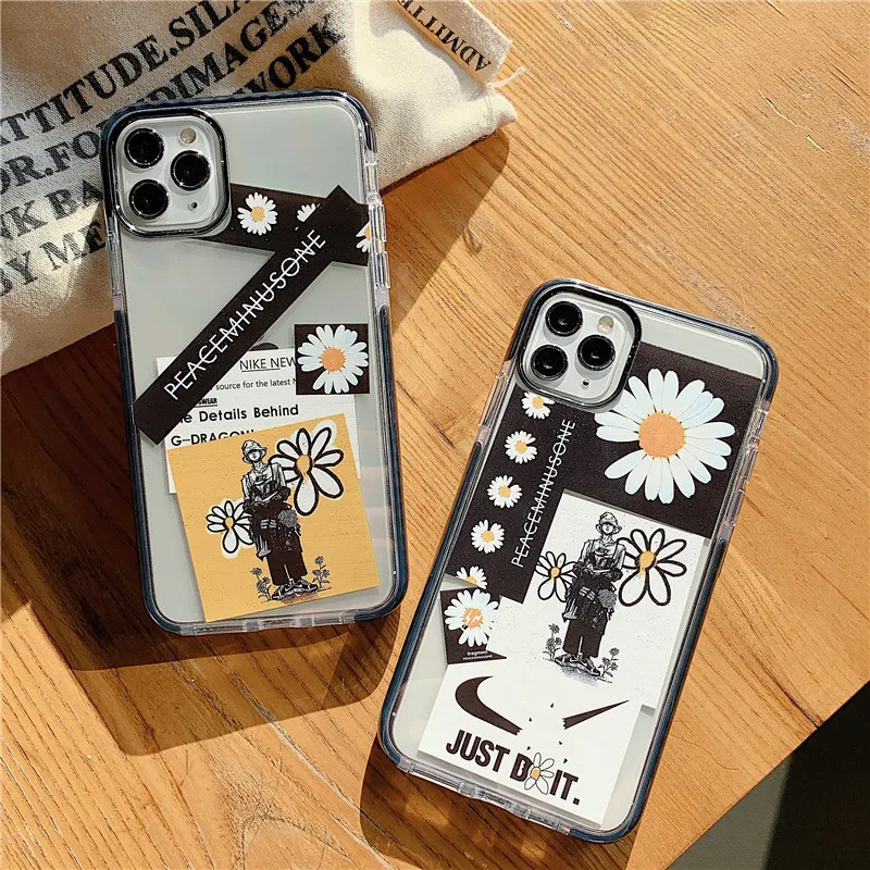 

Little Daisies TPU Soft Phone Cases for iPhone 11 Pro Max X XS XR Phone Case Cover for iPhone 7 8 Plus Protection Back Covers