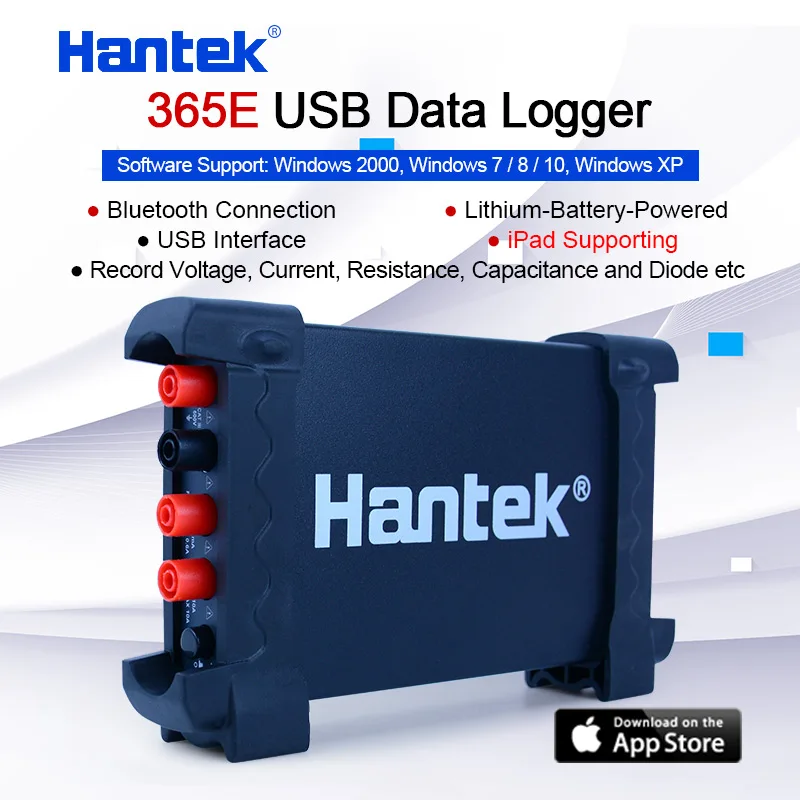 

Hantek 365E USB bluetooth wireless Digital Data Logger Recorder virtual Multimeter iPad/Windows 7/8/2000/XP Supporting