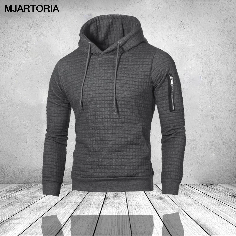

2020 Fashion Men's Zipper Hoodies Casual Sweatshirt Mens Autumn Fasion Hooded Thick Hoodies Hip Hop Male Brand Clothing