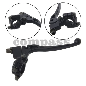 

Aluminum Left 22mm 7/8 Inch Handlebar Clutch Lever For Pit Dirt Bike Pitbike Motorcycle ATV Black + Chrome